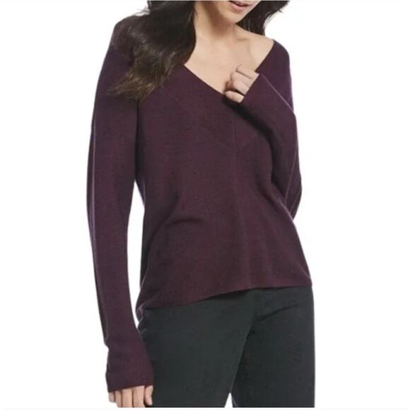 Eileen Fisher Lightweight Tencel Silk V-Neck Sweater - Picture 4 of 5